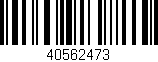 Código de barras (EAN, GTIN, SKU, ISBN): '40562473'