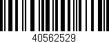 Código de barras (EAN, GTIN, SKU, ISBN): '40562529'