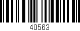 Código de barras (EAN, GTIN, SKU, ISBN): '40563'