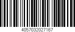 Código de barras (EAN, GTIN, SKU, ISBN): '4057032027167'