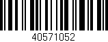 Código de barras (EAN, GTIN, SKU, ISBN): '40571052'