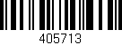 Código de barras (EAN, GTIN, SKU, ISBN): '405713'
