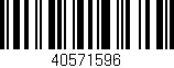 Código de barras (EAN, GTIN, SKU, ISBN): '40571596'