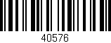 Código de barras (EAN, GTIN, SKU, ISBN): '40576'