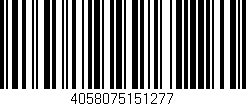 Código de barras (EAN, GTIN, SKU, ISBN): '4058075151277'