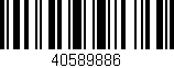 Código de barras (EAN, GTIN, SKU, ISBN): '40589886'