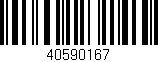 Código de barras (EAN, GTIN, SKU, ISBN): '40590167'