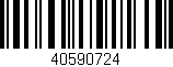Código de barras (EAN, GTIN, SKU, ISBN): '40590724'