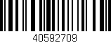 Código de barras (EAN, GTIN, SKU, ISBN): '40592709'