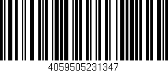 Código de barras (EAN, GTIN, SKU, ISBN): '4059505231347'