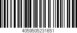 Código de barras (EAN, GTIN, SKU, ISBN): '4059505231651'
