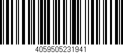 Código de barras (EAN, GTIN, SKU, ISBN): '4059505231941'