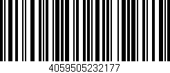 Código de barras (EAN, GTIN, SKU, ISBN): '4059505232177'