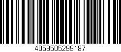 Código de barras (EAN, GTIN, SKU, ISBN): '4059505299187'