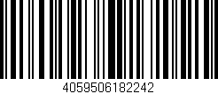 Código de barras (EAN, GTIN, SKU, ISBN): '4059506182242'
