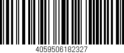 Código de barras (EAN, GTIN, SKU, ISBN): '4059506182327'