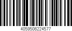 Código de barras (EAN, GTIN, SKU, ISBN): '4059506224577'