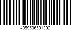Código de barras (EAN, GTIN, SKU, ISBN): '4059506631382'