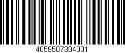 Código de barras (EAN, GTIN, SKU, ISBN): '4059507304001'
