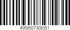 Código de barras (EAN, GTIN, SKU, ISBN): '4059507308351'