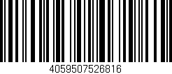 Código de barras (EAN, GTIN, SKU, ISBN): '4059507526816'