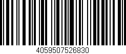 Código de barras (EAN, GTIN, SKU, ISBN): '4059507526830'