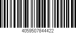 Código de barras (EAN, GTIN, SKU, ISBN): '4059507844422'
