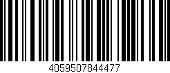 Código de barras (EAN, GTIN, SKU, ISBN): '4059507844477'