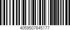 Código de barras (EAN, GTIN, SKU, ISBN): '4059507845177'