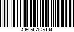 Código de barras (EAN, GTIN, SKU, ISBN): '4059507845184'