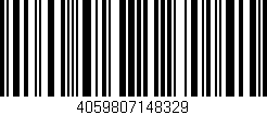 Código de barras (EAN, GTIN, SKU, ISBN): '4059807148329'