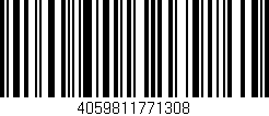 Código de barras (EAN, GTIN, SKU, ISBN): '4059811771308'