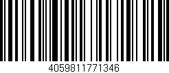 Código de barras (EAN, GTIN, SKU, ISBN): '4059811771346'