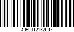 Código de barras (EAN, GTIN, SKU, ISBN): '4059812162037'