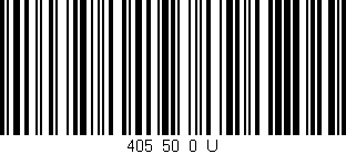 Código de barras (EAN, GTIN, SKU, ISBN): '405_50_0_U'