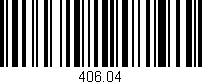 Código de barras (EAN, GTIN, SKU, ISBN): '406.04'