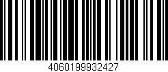 Código de barras (EAN, GTIN, SKU, ISBN): '4060199932427'
