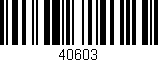 Código de barras (EAN, GTIN, SKU, ISBN): '40603'