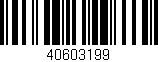 Código de barras (EAN, GTIN, SKU, ISBN): '40603199'