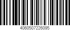 Código de barras (EAN, GTIN, SKU, ISBN): '4060507226095'