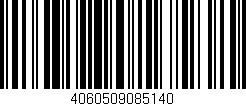 Código de barras (EAN, GTIN, SKU, ISBN): '4060509085140'