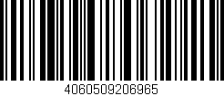 Código de barras (EAN, GTIN, SKU, ISBN): '4060509206965'