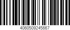 Código de barras (EAN, GTIN, SKU, ISBN): '4060509245667'