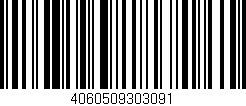 Código de barras (EAN, GTIN, SKU, ISBN): '4060509303091'