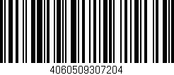 Código de barras (EAN, GTIN, SKU, ISBN): '4060509307204'