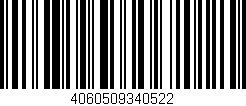 Código de barras (EAN, GTIN, SKU, ISBN): '4060509340522'