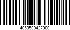 Código de barras (EAN, GTIN, SKU, ISBN): '4060509427988'