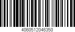 Código de barras (EAN, GTIN, SKU, ISBN): '4060512046350'