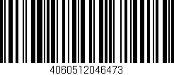 Código de barras (EAN, GTIN, SKU, ISBN): '4060512046473'