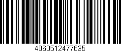 Código de barras (EAN, GTIN, SKU, ISBN): '4060512477635'